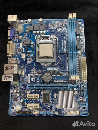 Материнская плата gigabyte GA-H61M-DS2 DVI rev.1.0