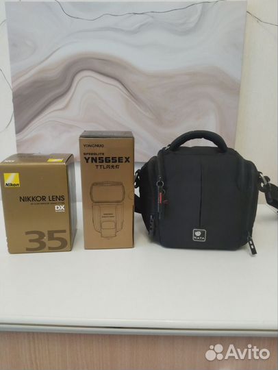 Зеркальный фотоаппарат nikon d3100 + Nikоn 35 mm