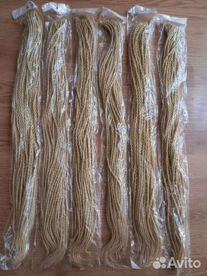 Комплект се кос блонд, новые, синегальские косы