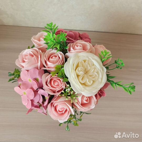 Букет из мыльных цветов подарок