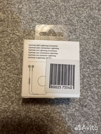 Наушники apple earpods lightning