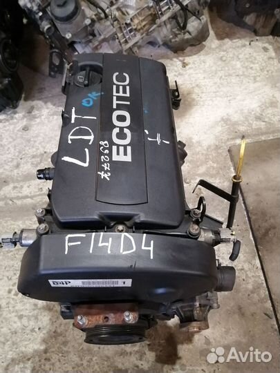 Двигатель F14D4 Шевроле Авео Т250 1.4