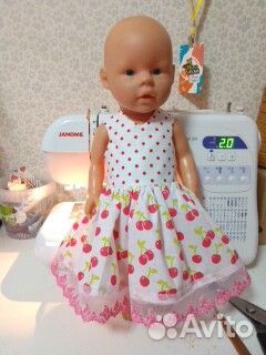 Одежда для куклы беби борн (бон) 43 см