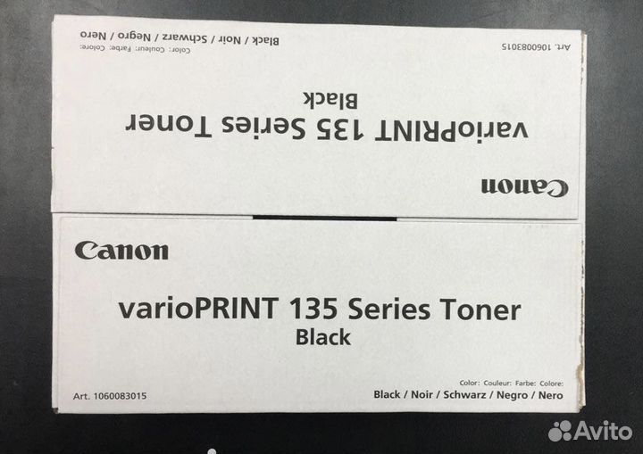 Тонер-картридж Canon varioprint 135 черный