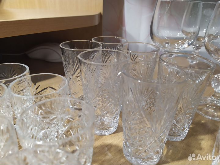 Стопки, фужеры