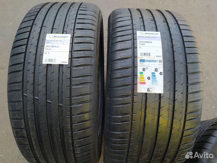 Michelin Pilot Sport 4 SUV 285/45 R22 и 325/40 R22 114Y