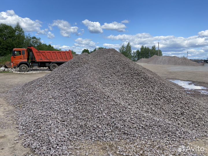 Щебень гранитный с доставкой