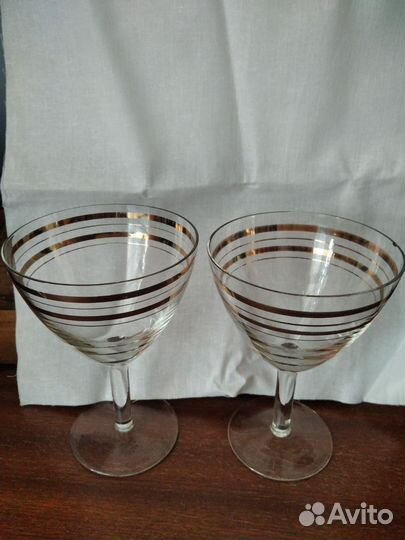 Винтаж: Бокалы, фужеры, стопки, рюмки