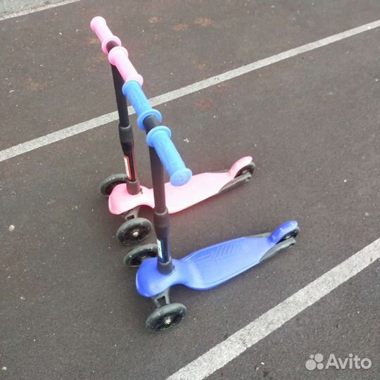 Самокат детский трехколесный складной
