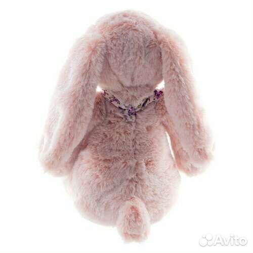 Мягкая игрушка плюшевый заяц цвет пастельный беж