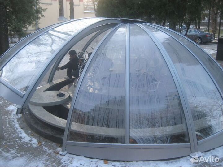 Панорамное остекление куполов