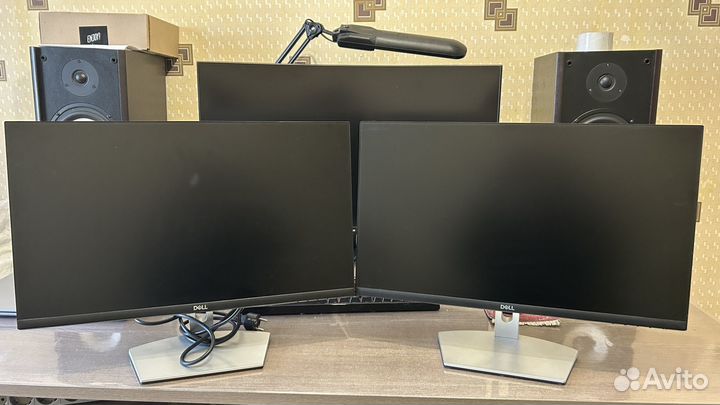 24'' Белый безрамочный монитор Dell S2421HN IPS