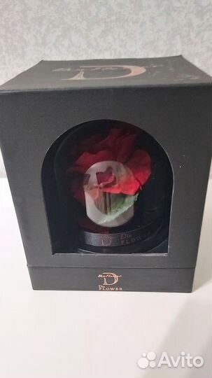 Роза в колбе будет радовать 5 лет Пр-во Дубай