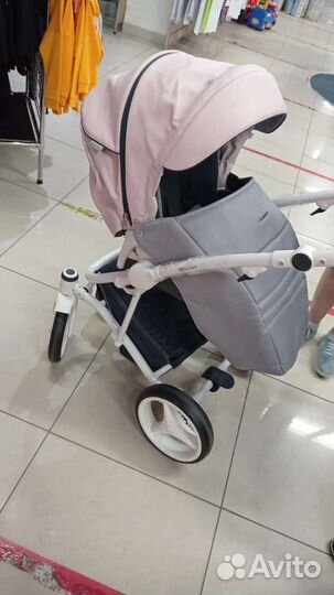 Коляска 2 в 1 эко кожа