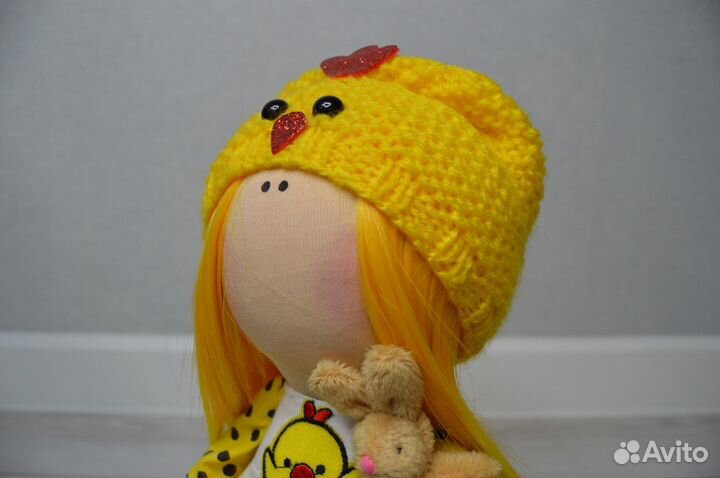 Интерьерная кукла тильда 