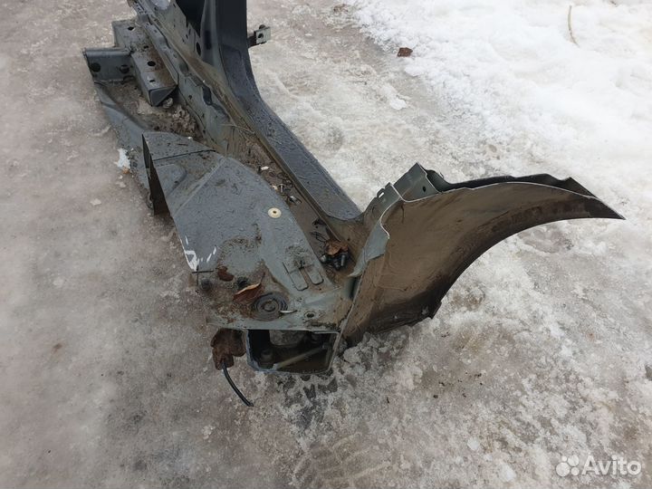 Порог правый со стойкой Vw Polo Sedan Поло Седан