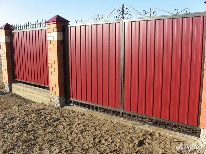 Забор из профнастила 
