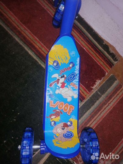 Самокат трёхколёсный детский