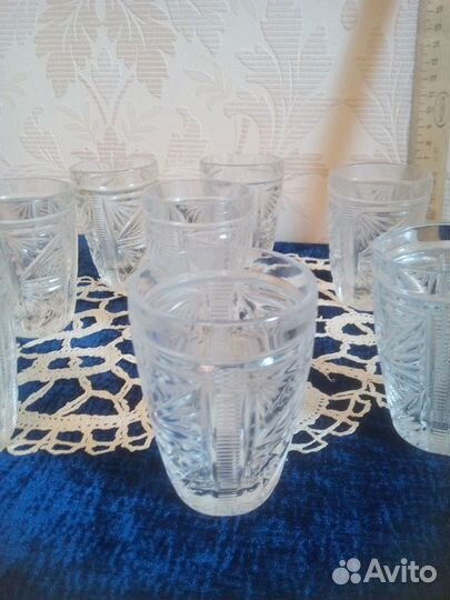 Стопки для водки. Хрусталь СССР. Большие
