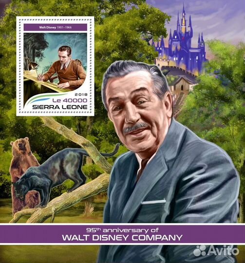 Уолт Дисней (мл+блок)