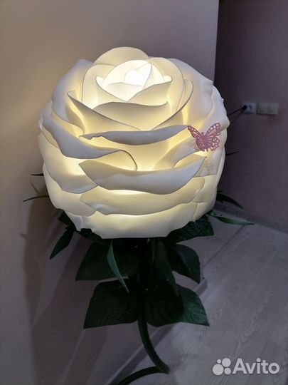 Роза светильник