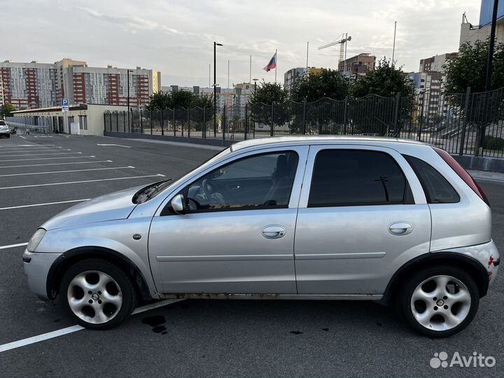 Opel Corsa 1.2 AMT, 2003, битый, 301 278 км