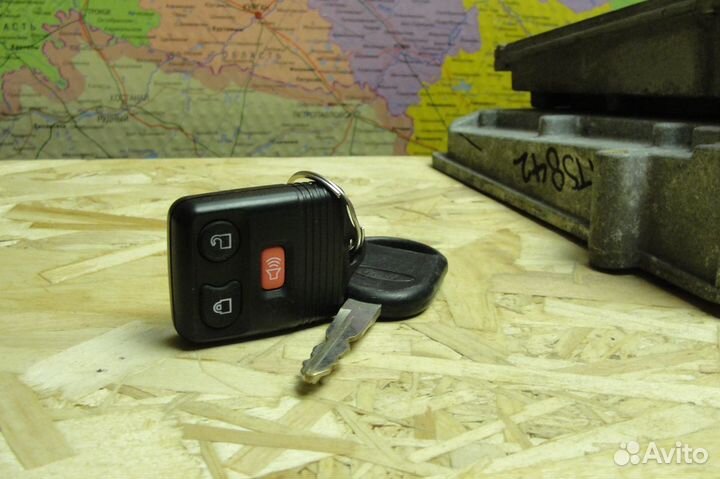 Ключ Брелок Пульт Ford Escape Maverick + привязка