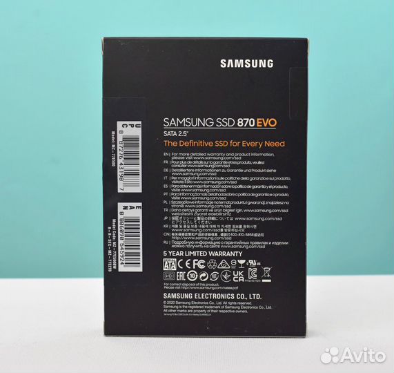 Samsung SSD 870 EVO 500GB