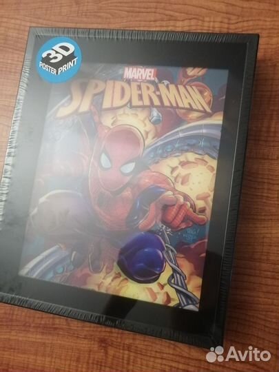 3D постер/картина Spider-man новый