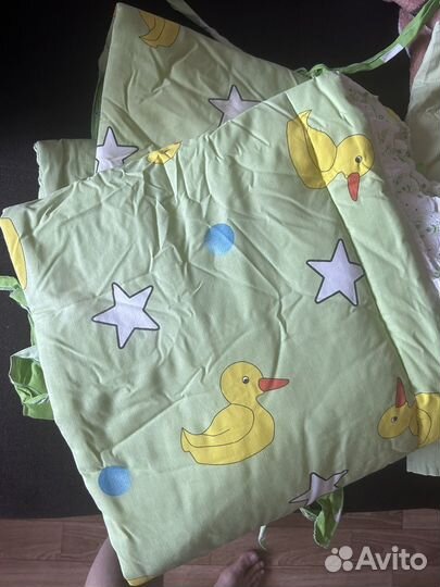 Бортики на кроватку прямоугольную