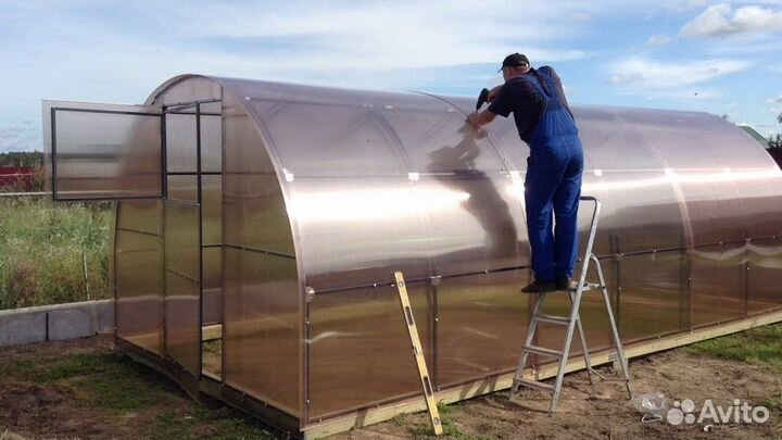 Замена поликарбоната Ремонт теплиц/навесов/беседок