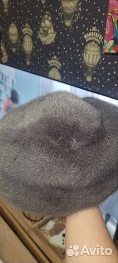 Шапка из норки новая