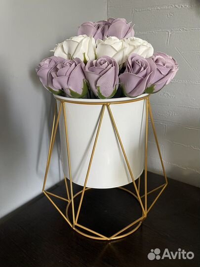 Букет из мыльных цветов