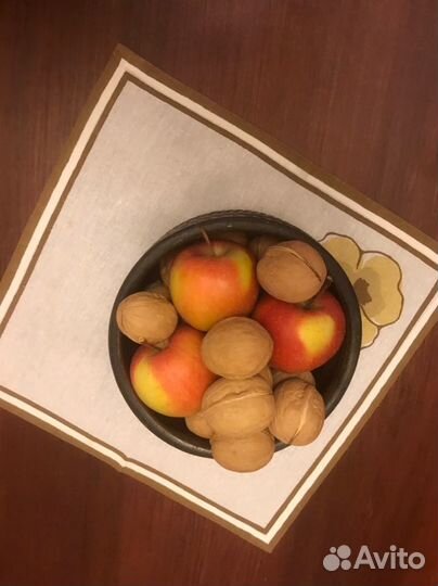 Керамическая ваза для фруктов. Винтаж, 1983 г