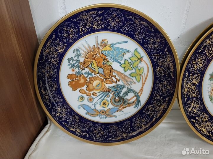Настенные тарелки коллекционные 6 шт
