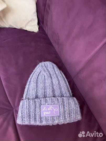 Шапка зимняя для девочки 52 54