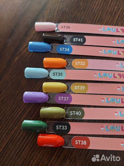 Гель-лак Топ цветной для маникюра