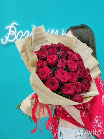 Букет из роз 31, 51, 101, 151 Букет гигант