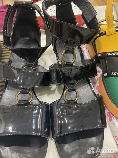 Летняя женская обувь из натуральной кожи 38-40