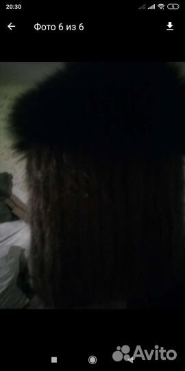 Шапка норковая вязаная женская