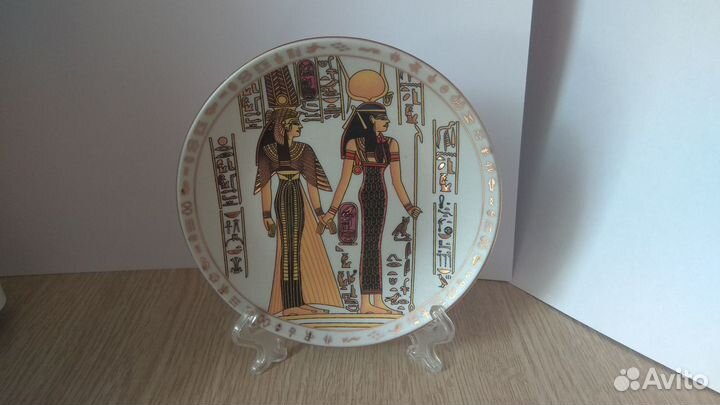 Тарелка декоративная фарфор Египет