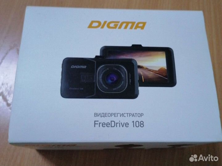 Видеорегистратор Digma FreeDrive 108, черный
