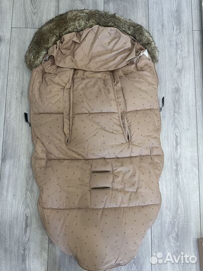 Зимний конверт-муфта в коляску Elodie