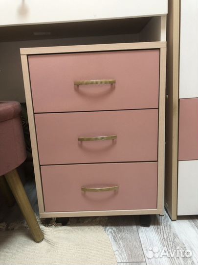 Модульный шкаф угловой+тумба с ящиками (бу)