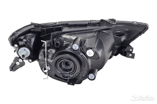 Фара mitsubishi L200 05- (жёлтый поворот) лев