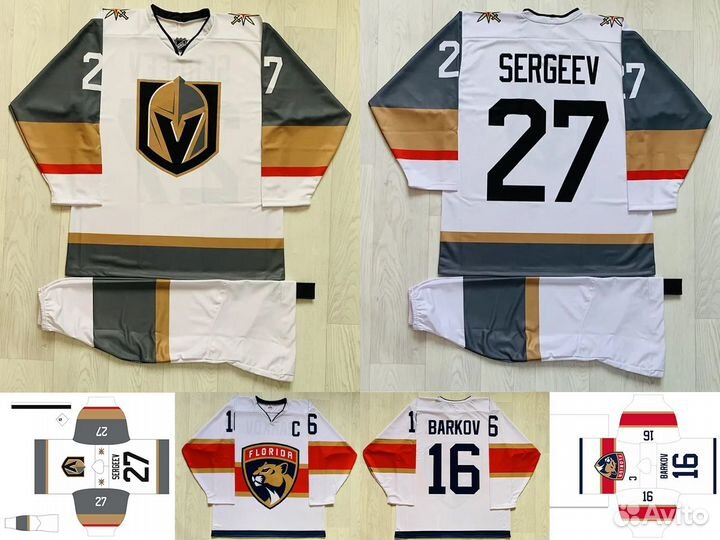 Производство (пошив) хоккейных свитеров (джерси)