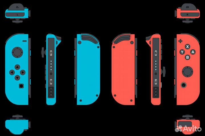 Nintendo Switch Ребилд Joy-Con/Джойконов