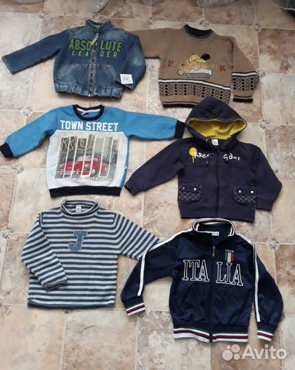 Пакет вещей на мальчика 1.5-2-3 года или выборочно