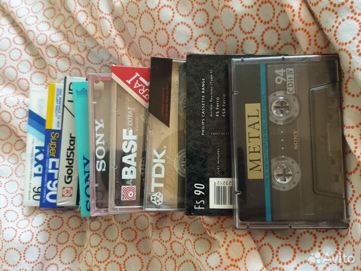 Аудиокассеты запечатанные