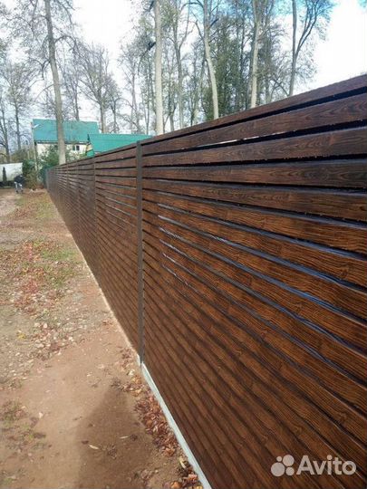 Забор жалюзи